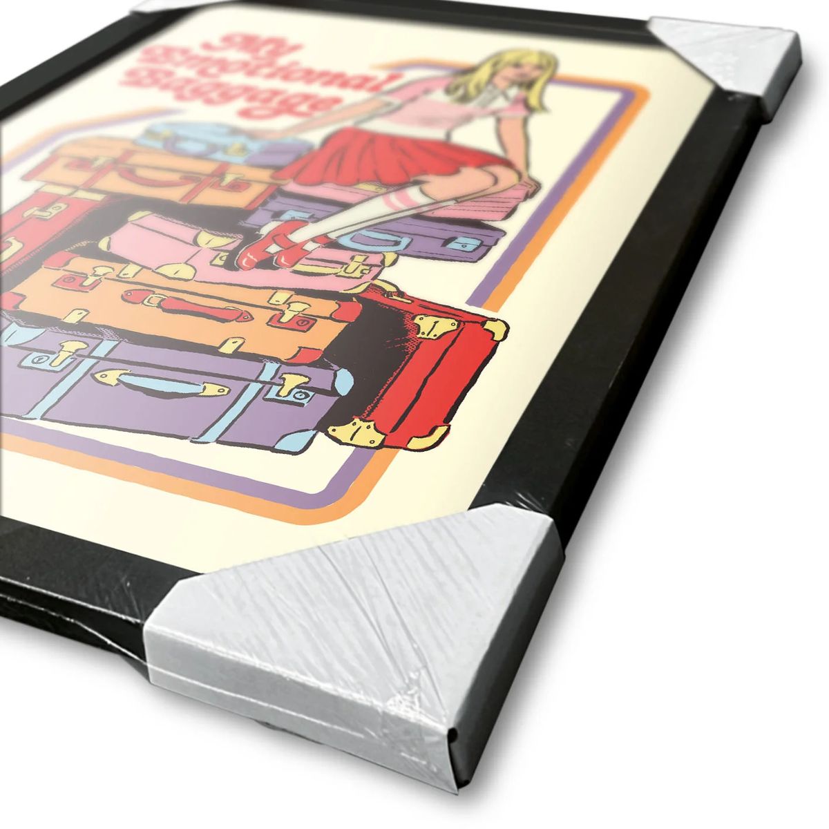 Steven Rhodes - Baggage - Gerahmter Kunstdruck