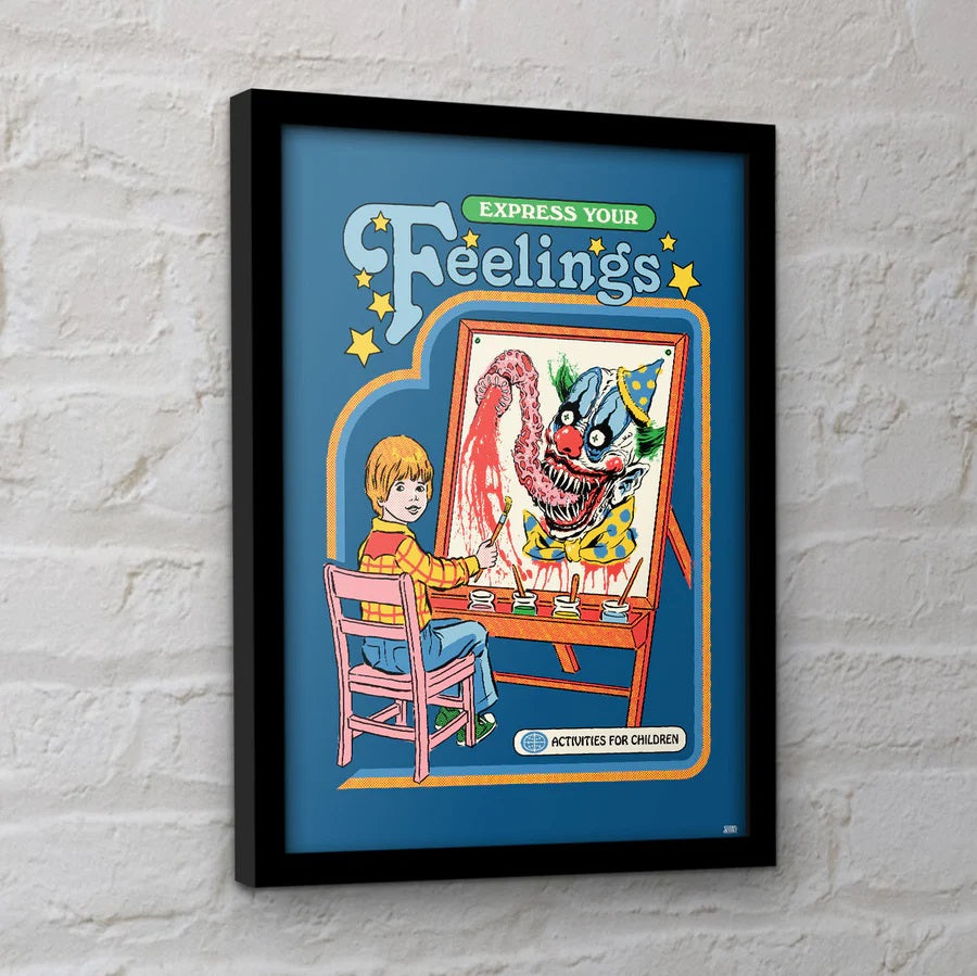 Steven Rhodes - Express your Feelings - Gerahmter Kunstdruck