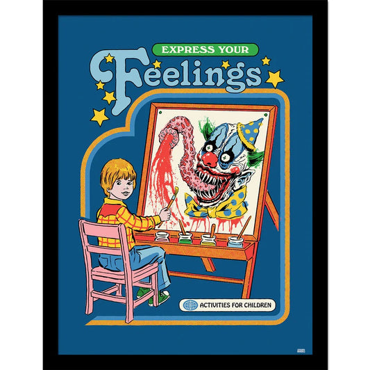 Steven Rhodes - Express your Feelings - Gerahmter Kunstdruck