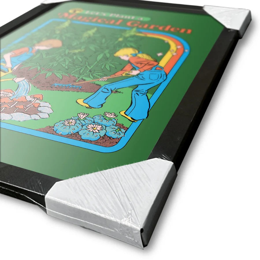 Steven Rhodes - Magical Garden - Gerahmter Kunstdruck