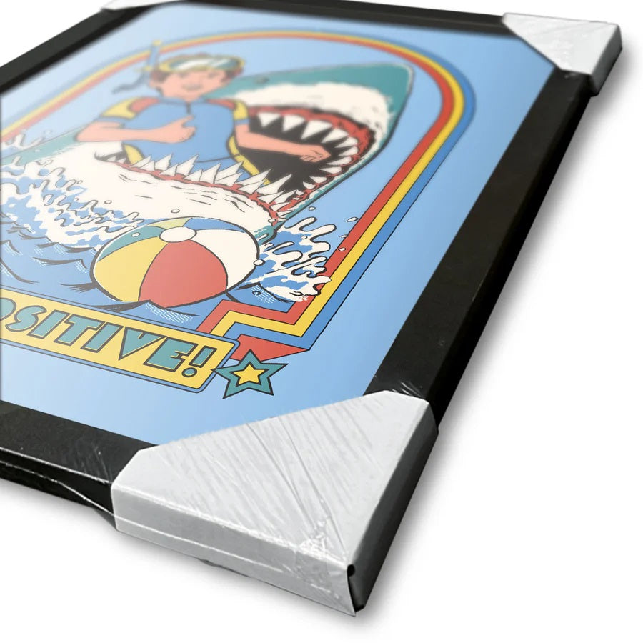 Steven Rhodes - Stay Positive - Gerahmter Kunstdruck