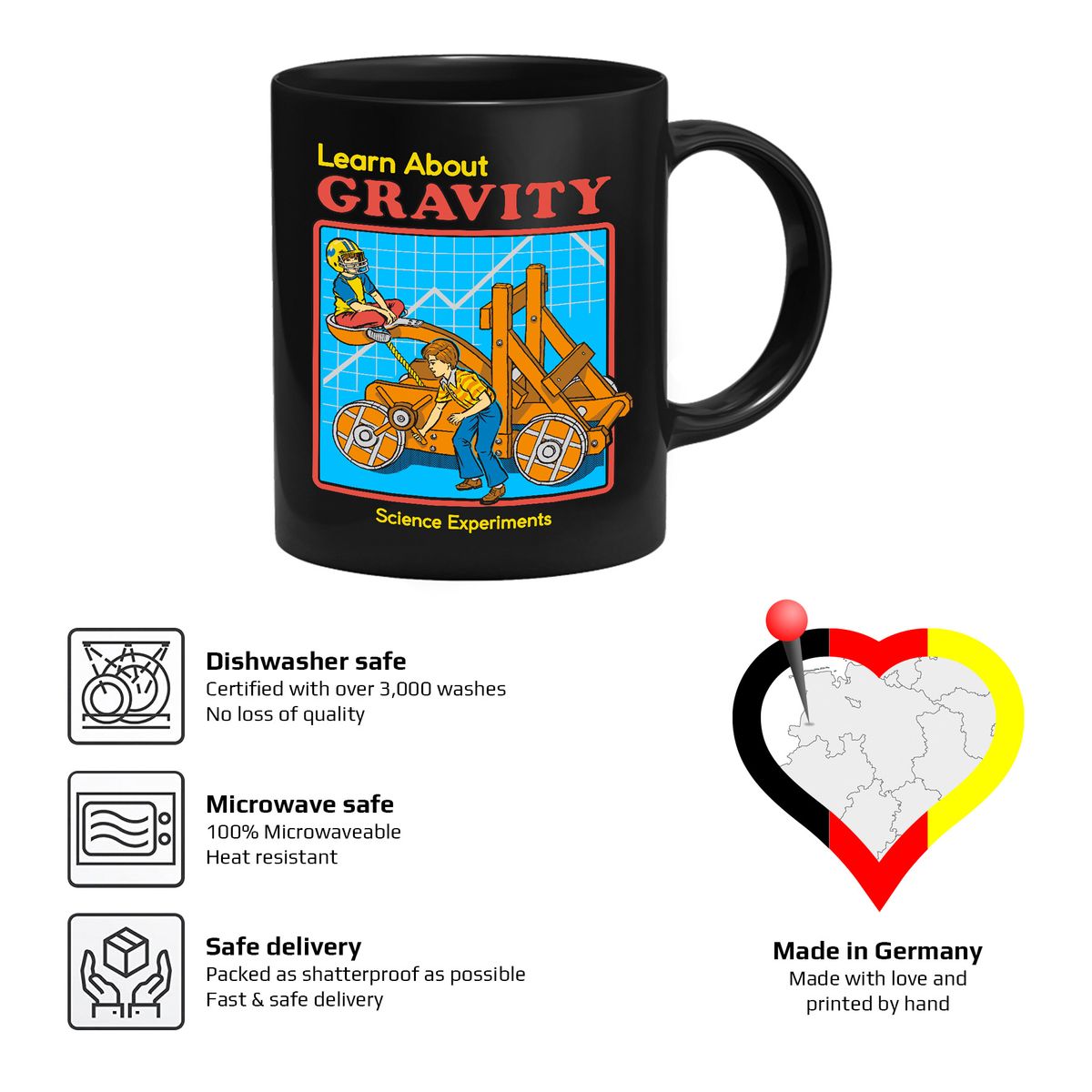 Steven Rhodes - Learn about Gravity - Mug