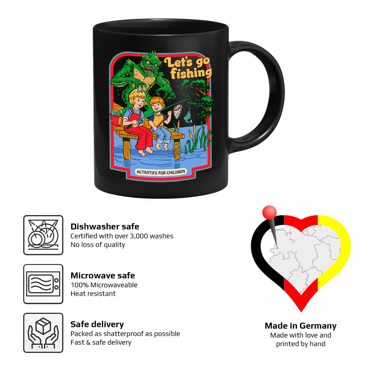 Steven Rhodes - Let's Go Fishing - Tasse