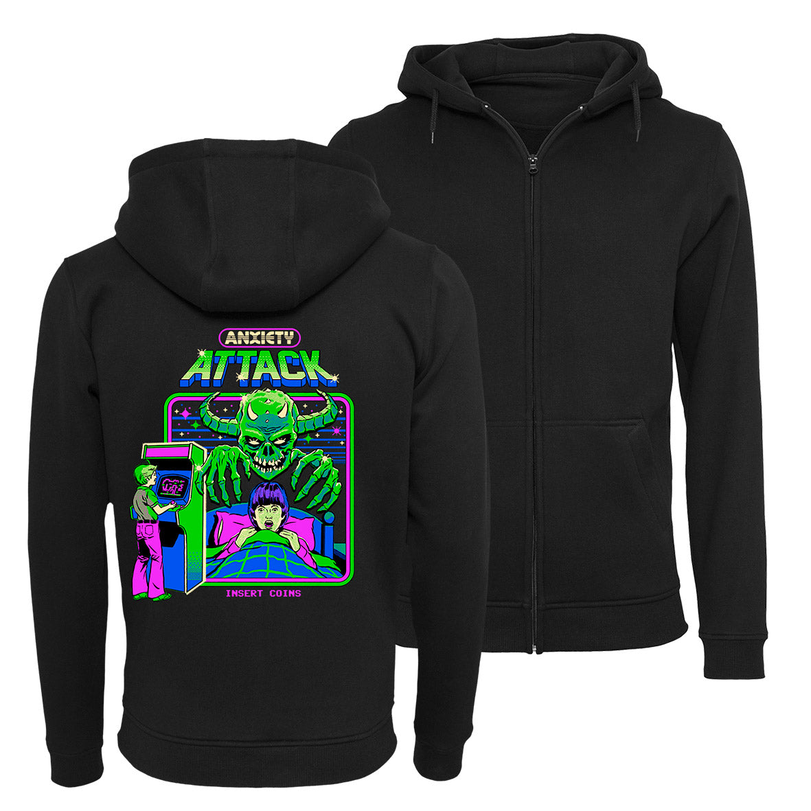 Steven Rhodes - Anxiety Attack - Zip-Hoodie