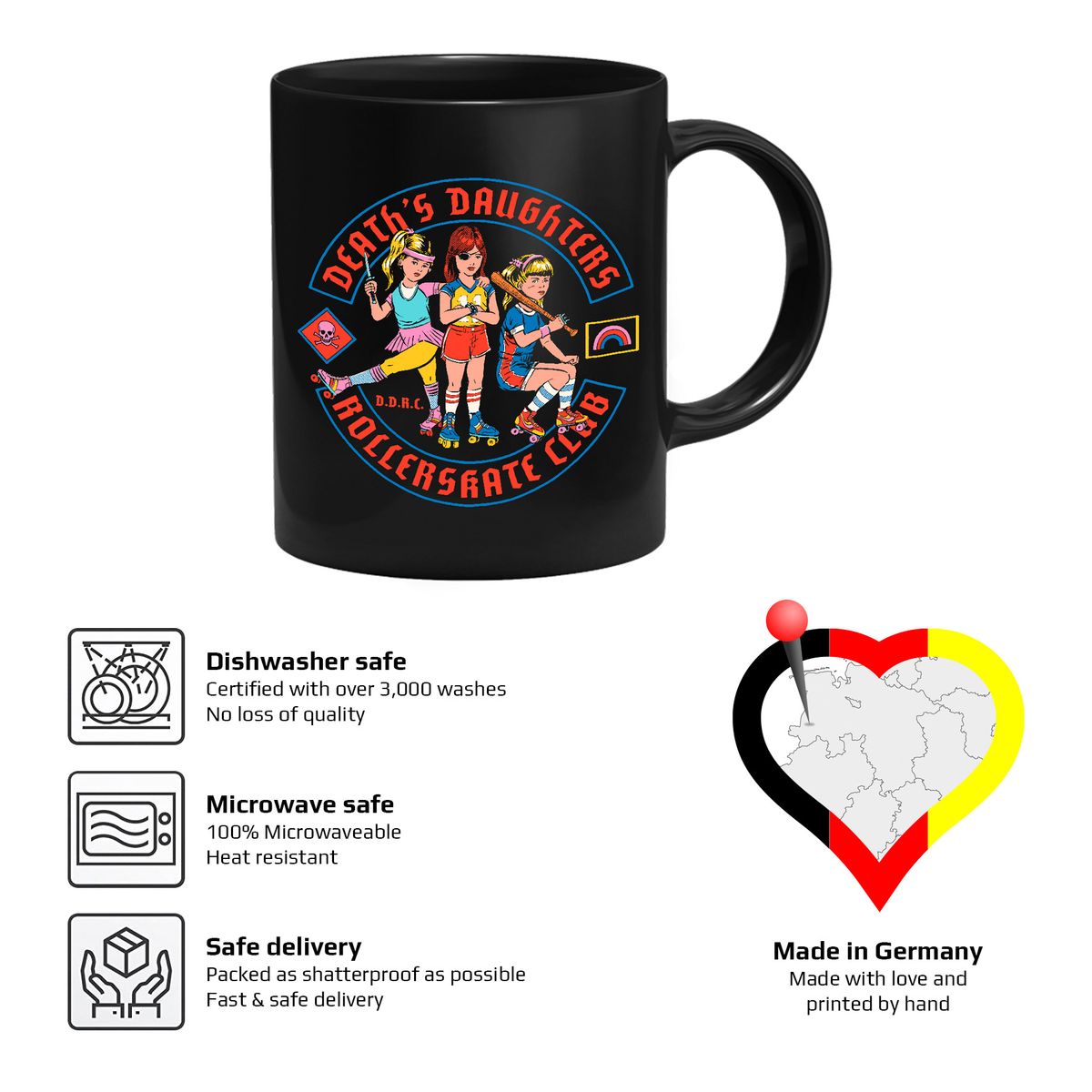 Steven Rhodes - Death' Daughters Rollerskate Club - Mug