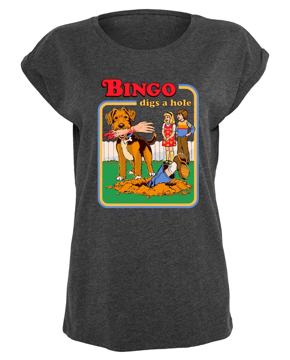 Steven Rhodes - Bingo Digs A Hole - Girlshirt