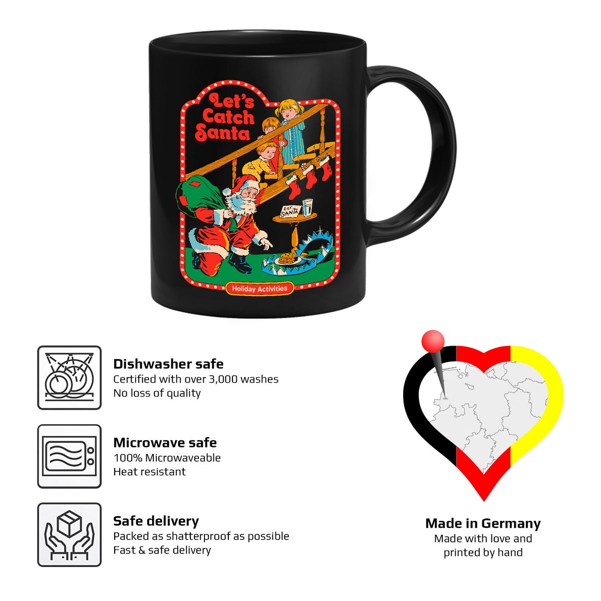 Steven Rhodes - Let's Catch Santa - Tasse