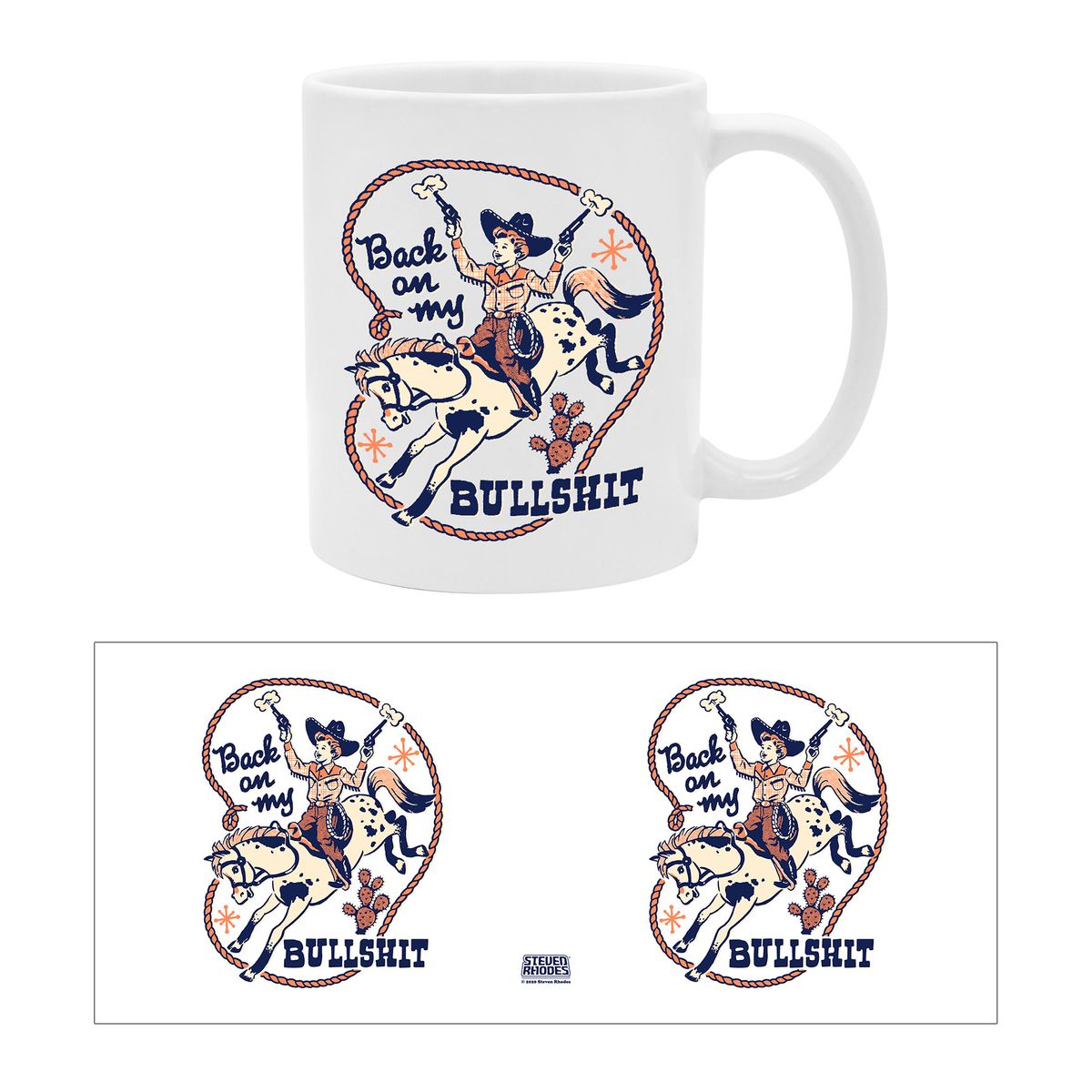 Steven Rhodes - Back on my Bullshit - Mug