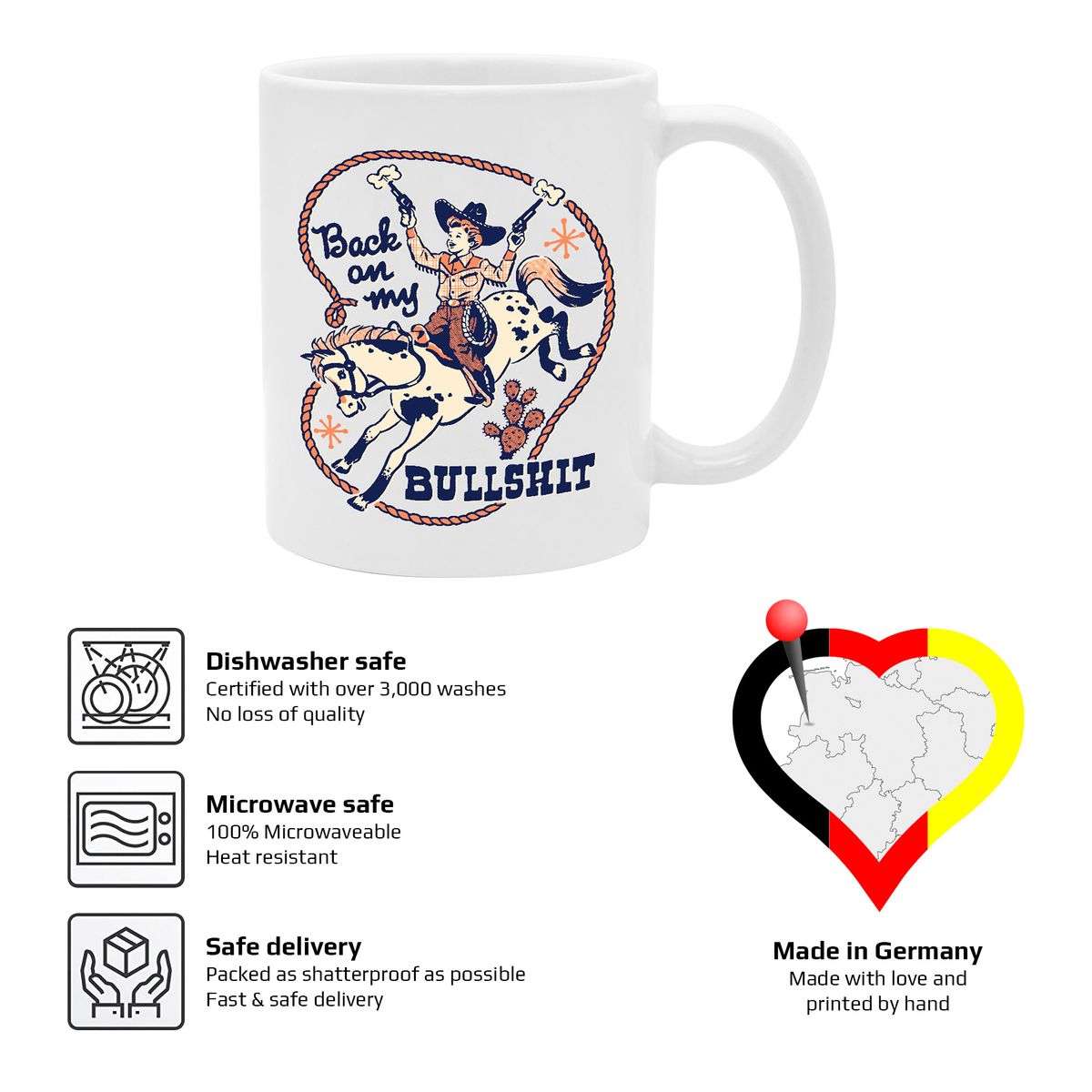 Steven Rhodes - Back on my Bullshit - Mug