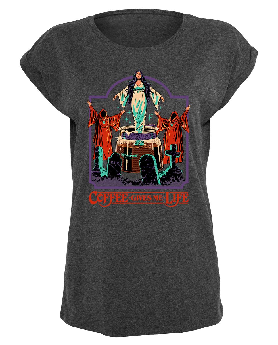 Steven Rhodes - Coffee gives me life - Girlshirt
