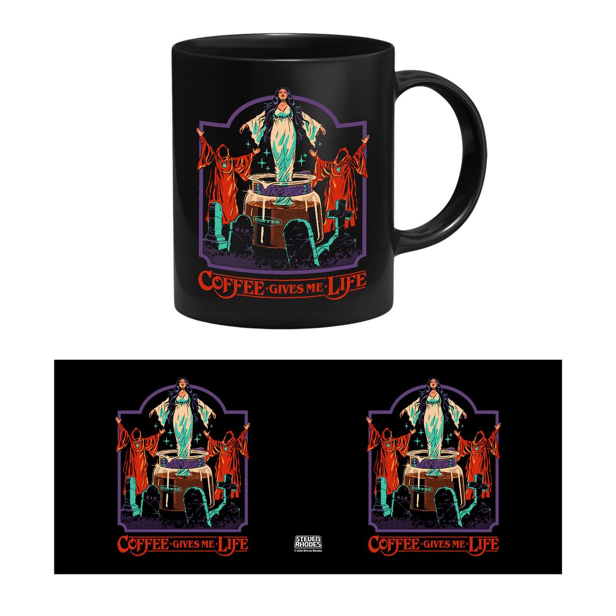 Steven Rhodes - Coffee gives me life - Mug