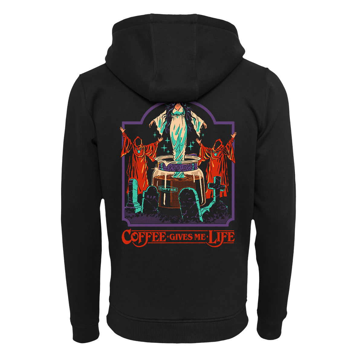 Steven Rhodes - Coffee gives me life - Zip-Hoodie