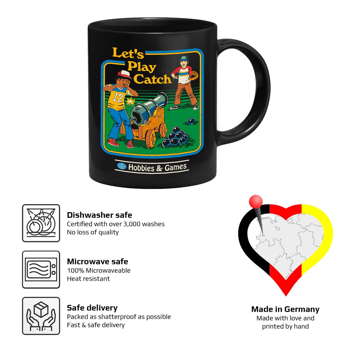 Steven Rhodes - Let’s Play Catch - Tasse