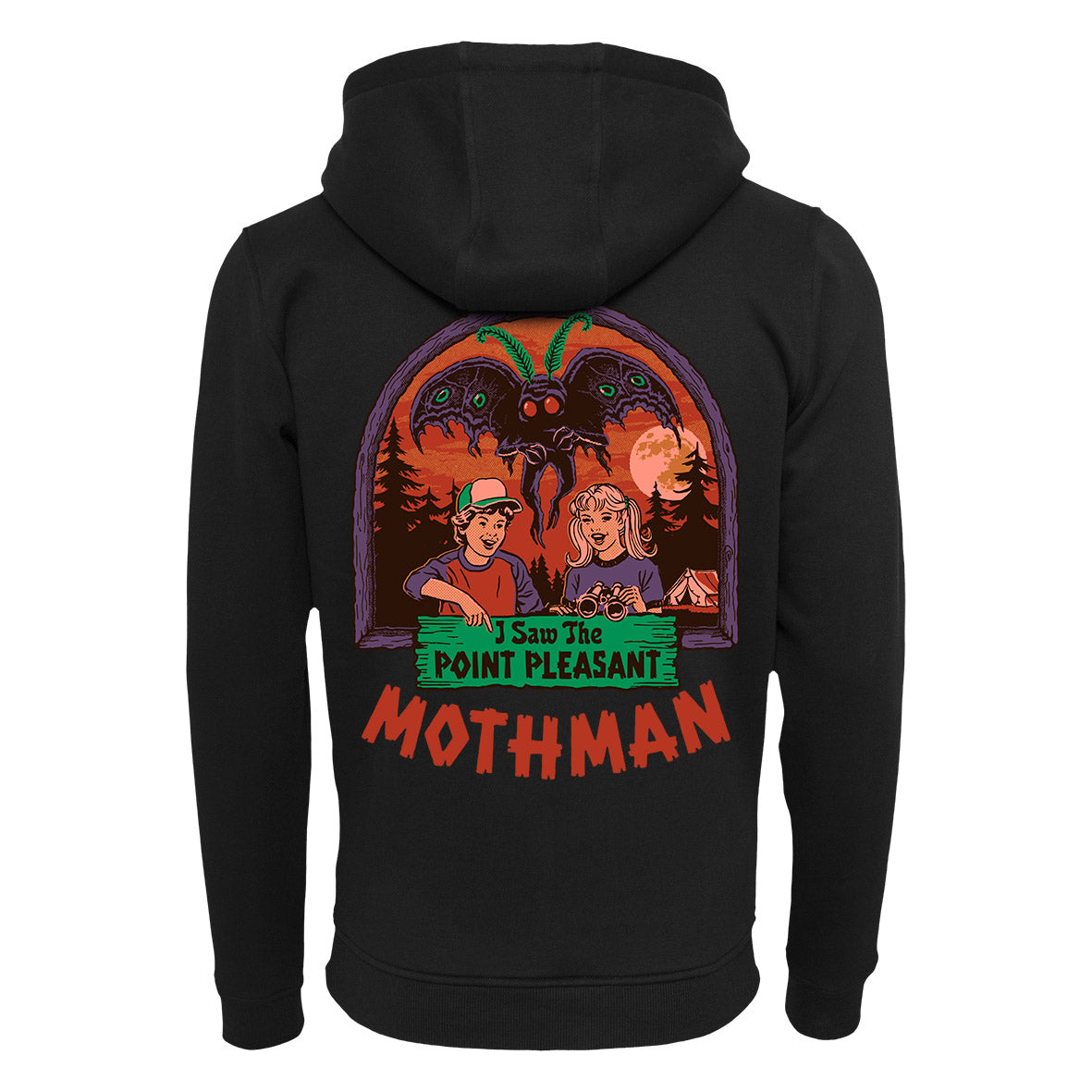 Steven Rhodes - I saw the Mothman - Zip-Hoodie