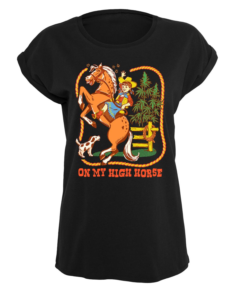 Steven Rhodes - On my high horse - Girlshirt