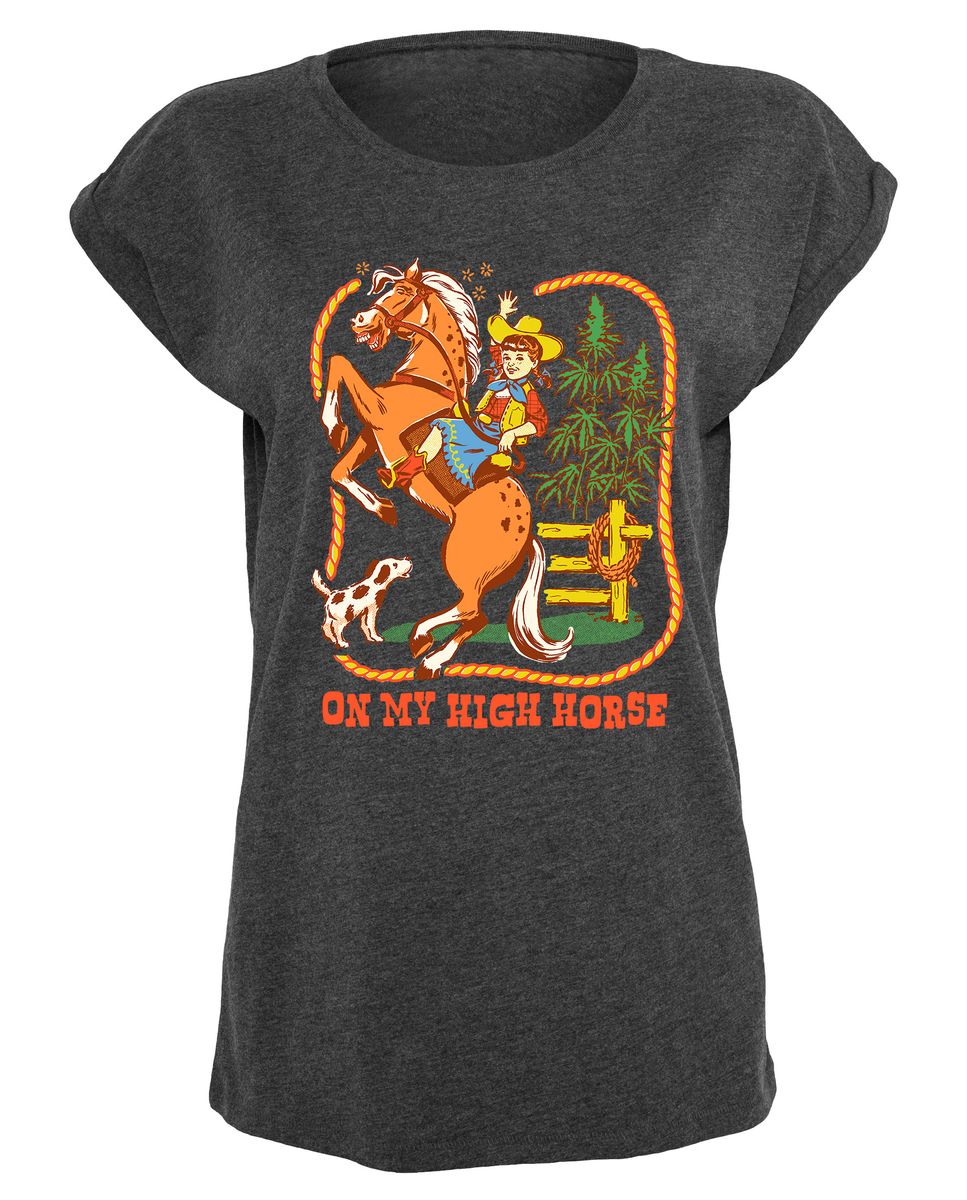 Steven Rhodes - On my high horse - Girlshirt