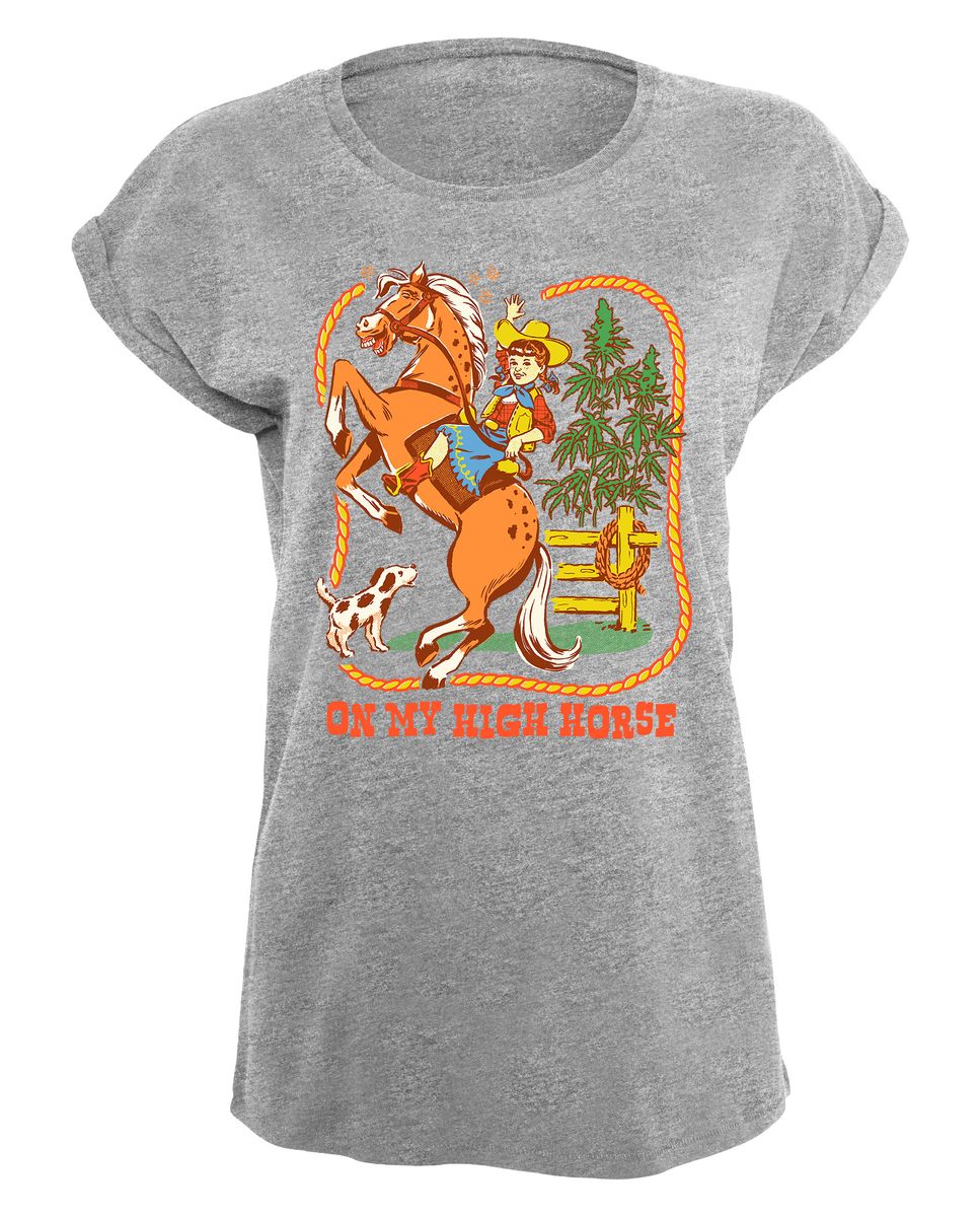 Steven Rhodes - On my high horse - Girlshirt