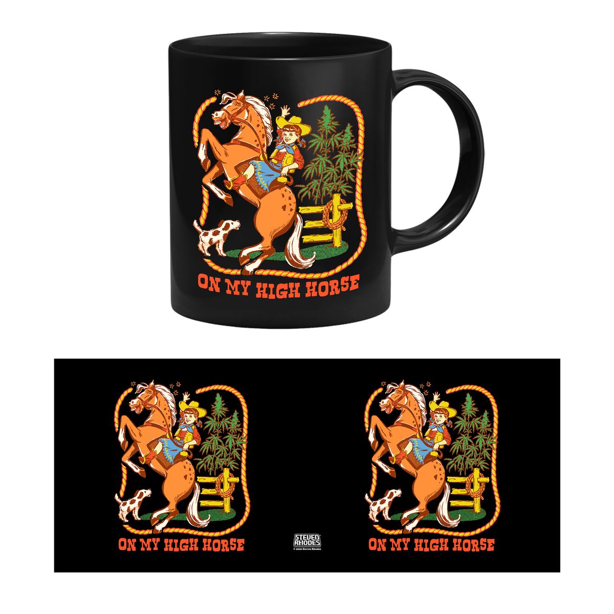 Steven Rhodes - On my high horse - Tasse