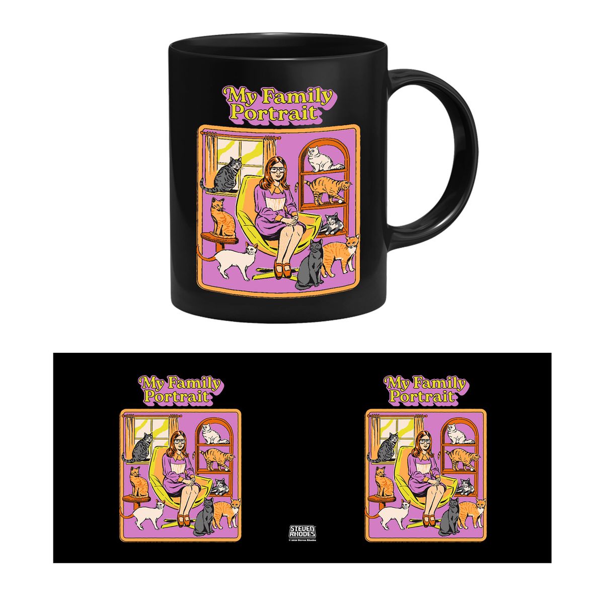 Steven Rhodes - My Family Portrait - Mug