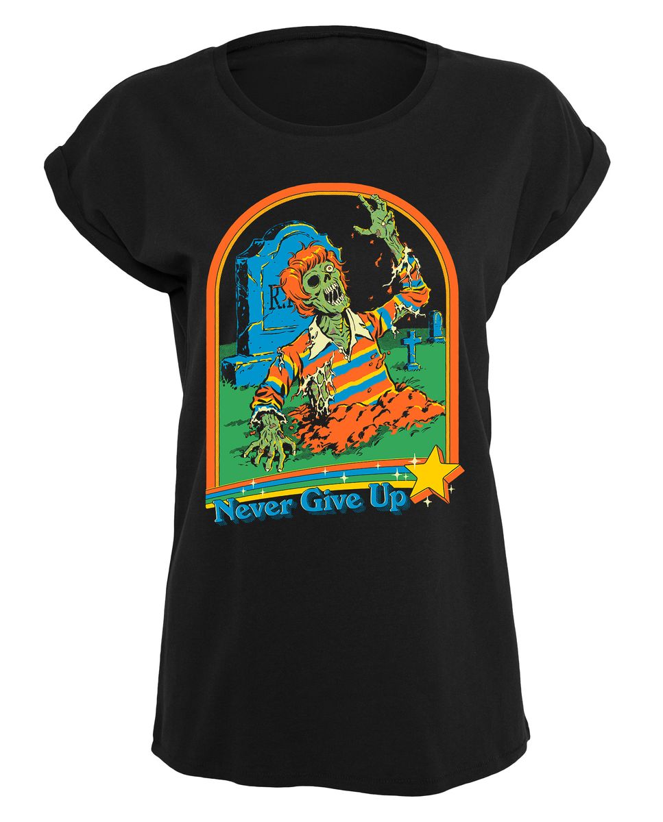 Steven Rhodes - Never Give Up - Girlshirt