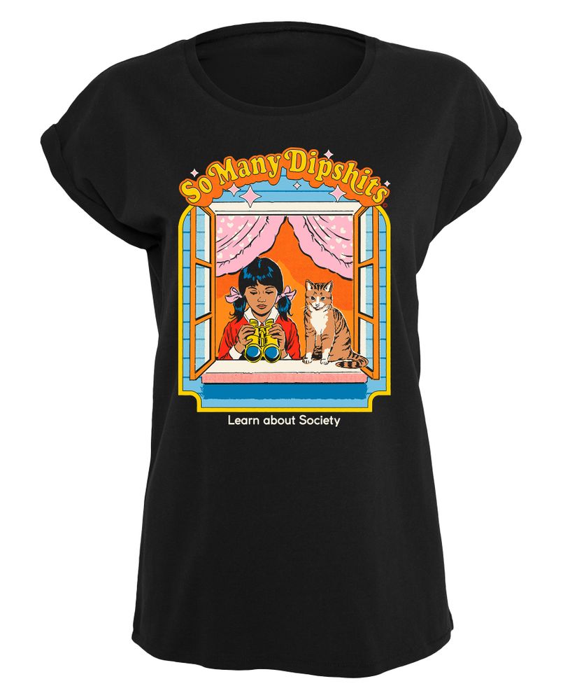 Steven Rhodes - So Many Dipshits - Girlshirt
