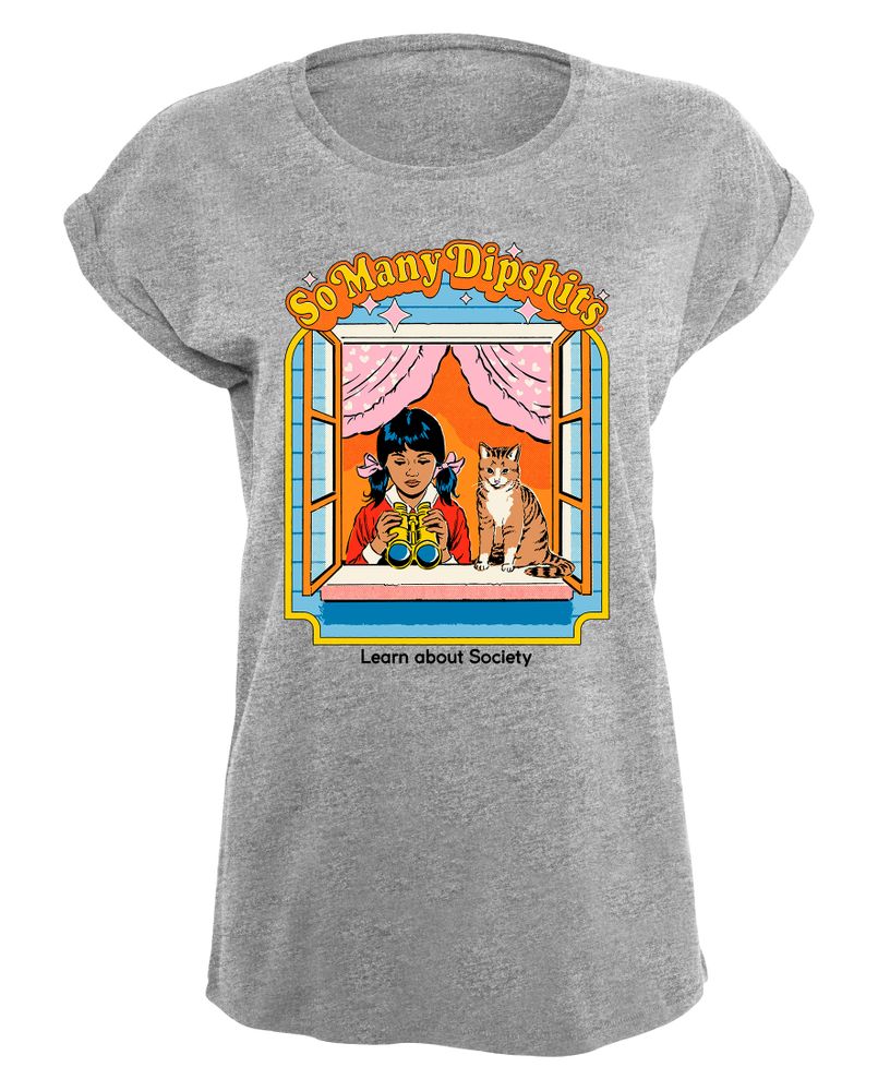Steven Rhodes - So Many Dipshits - Girlshirt