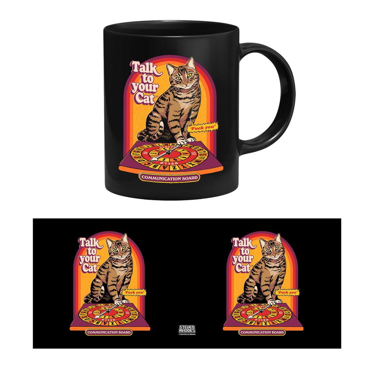 Steven Rhodes - Talk to your Cat - Mug