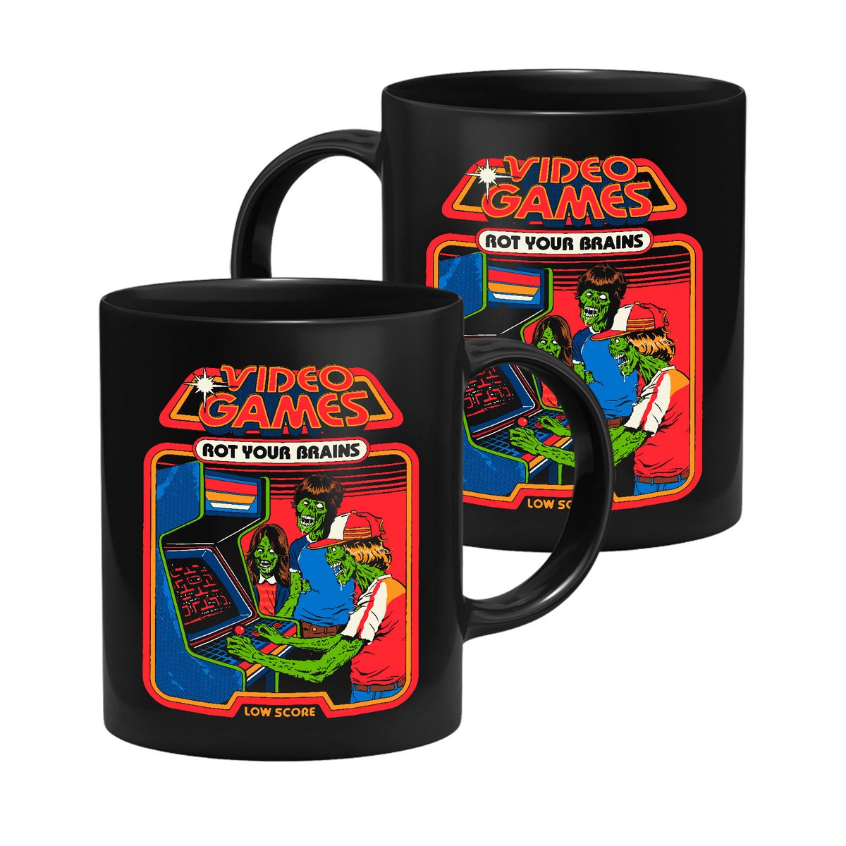 Steven Rhodes - Video Games root your brains - Tasse