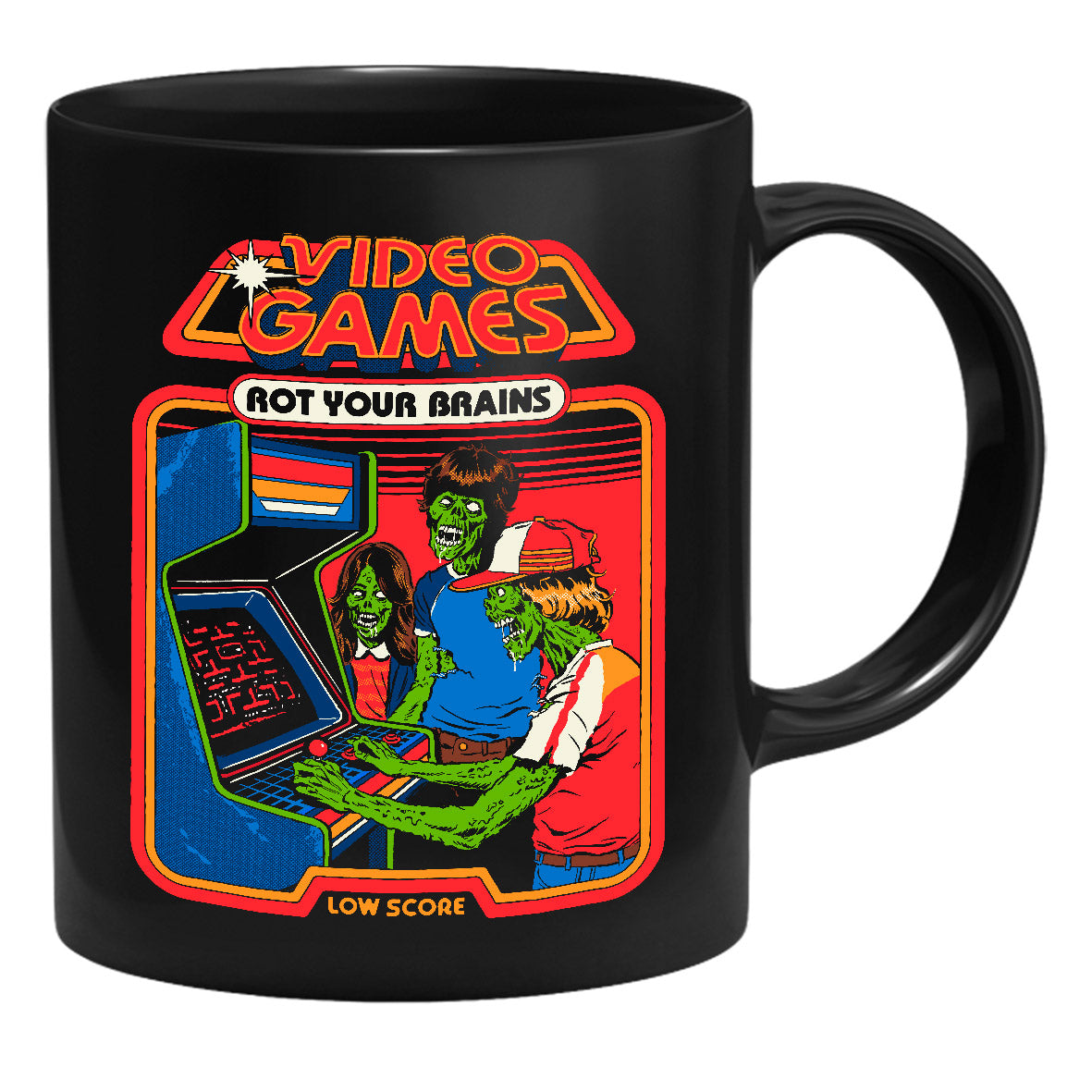 Steven Rhodes - Video Games root your brains - Tasse