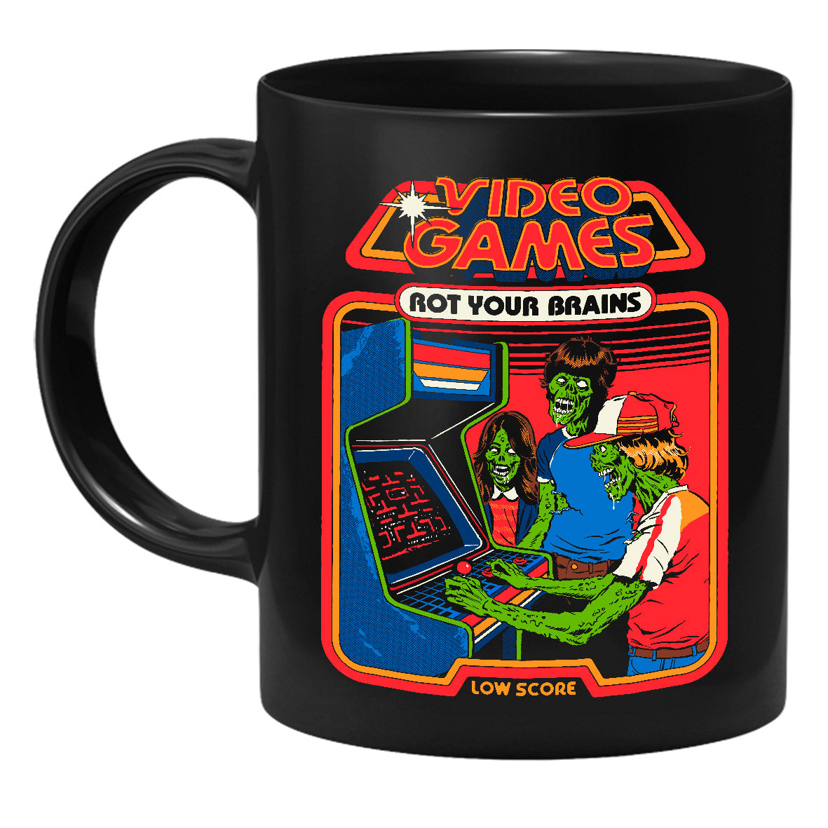 Steven Rhodes - Video Games root your brains - Tasse