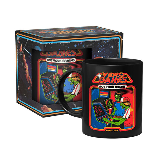 Steven Rhodes - Video Games root your brains - Mug