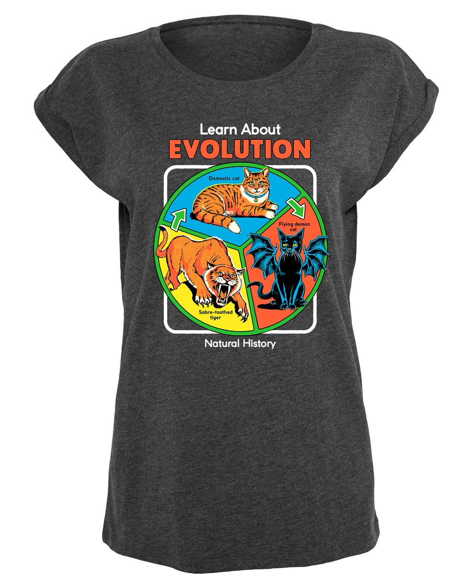 Steven Rhodes - Learn about Evolution - Girlshirt