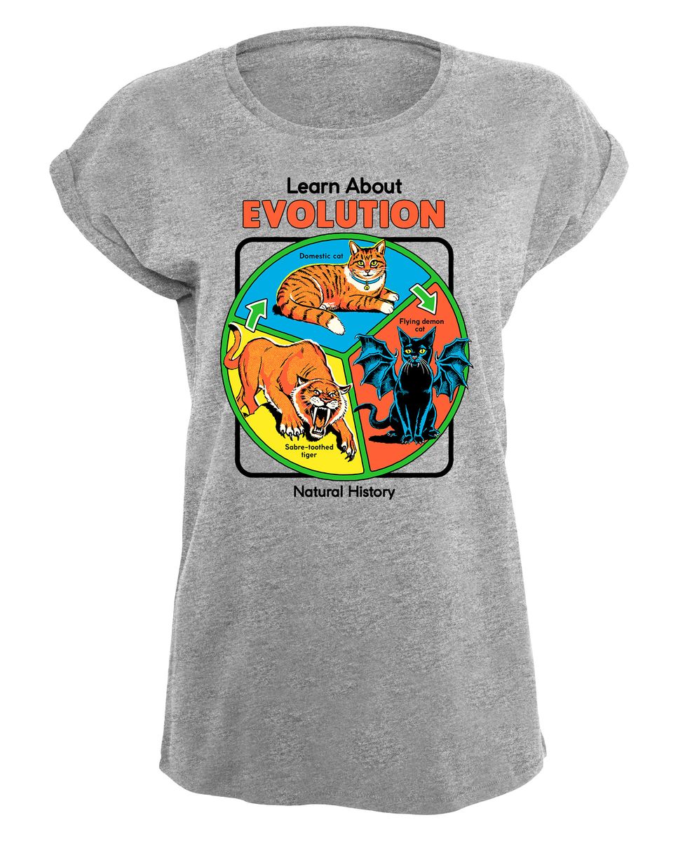 Steven Rhodes - Learn about Evolution - Girlshirt