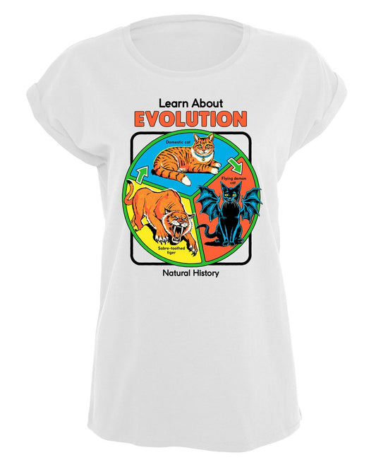 Steven Rhodes - Learn about Evolution - Girlshirt