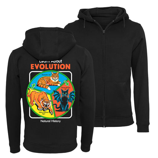 Steven Rhodes - Learn about Evolution - Zip Hoodie