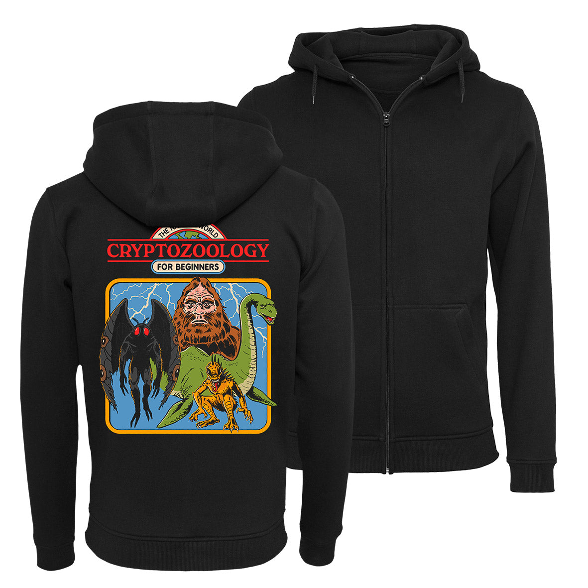 Steven Rhodes - Cryptozoology for Beginners - Zip-Hoodie