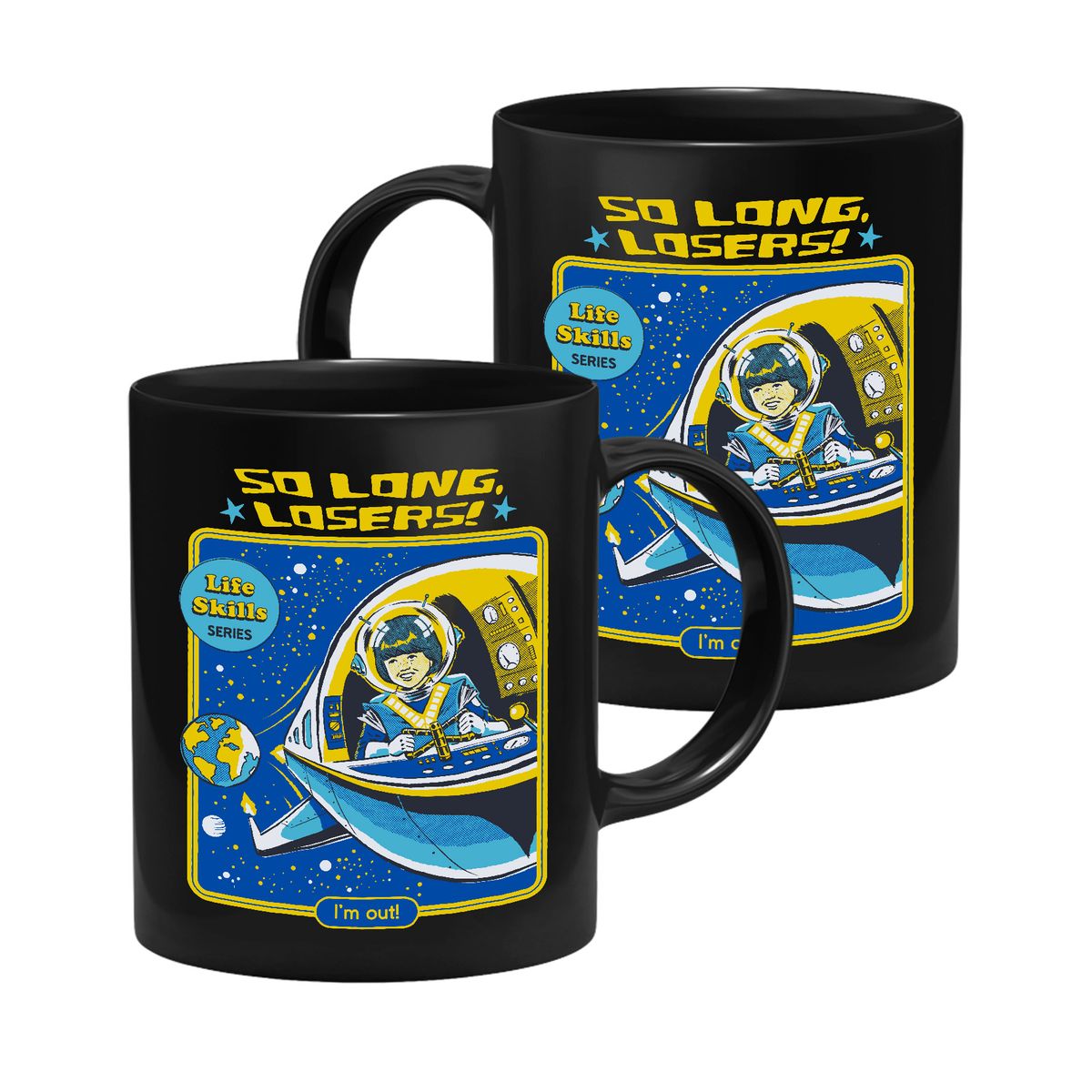 Steven Rhodes - So Long Losers - Mug