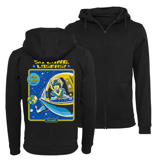 Steven Rhodes - So Long Losers - Zip Hoodie