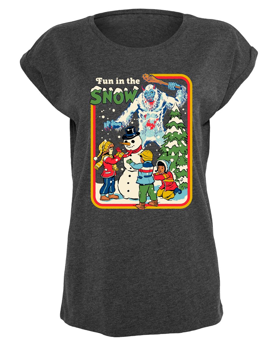 Steven Rhodes - Fun in the Snow - Girlshirt