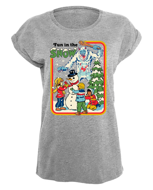Steven Rhodes - Fun in the Snow - Girlshirt