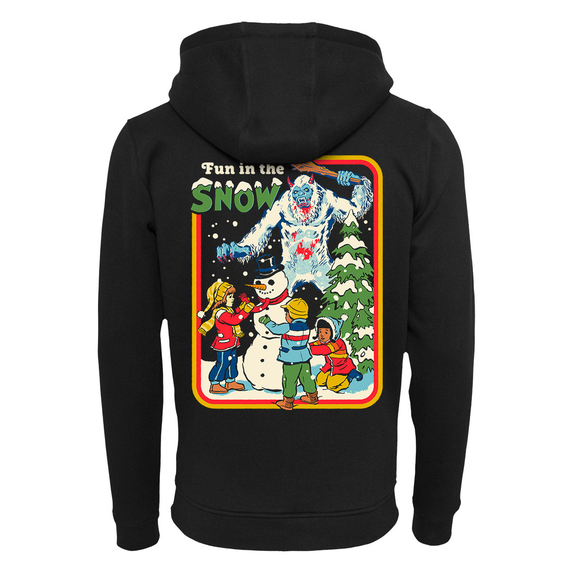 Steven Rhodes - Fun in the Snow - Zip-Hoodie