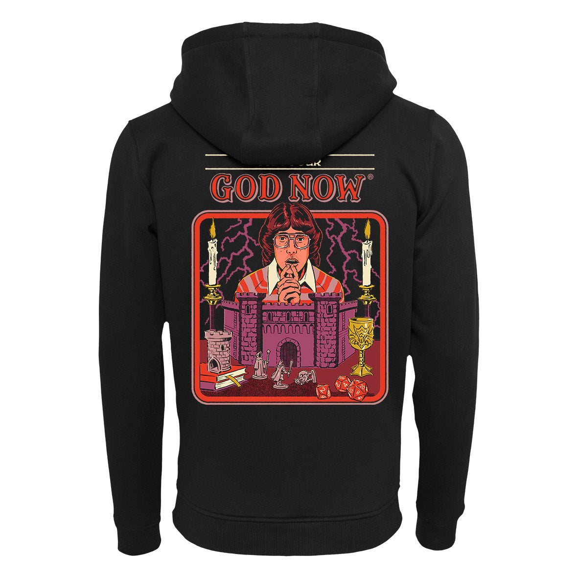 Steven Rhodes - I am your God now - Zip Hoodie