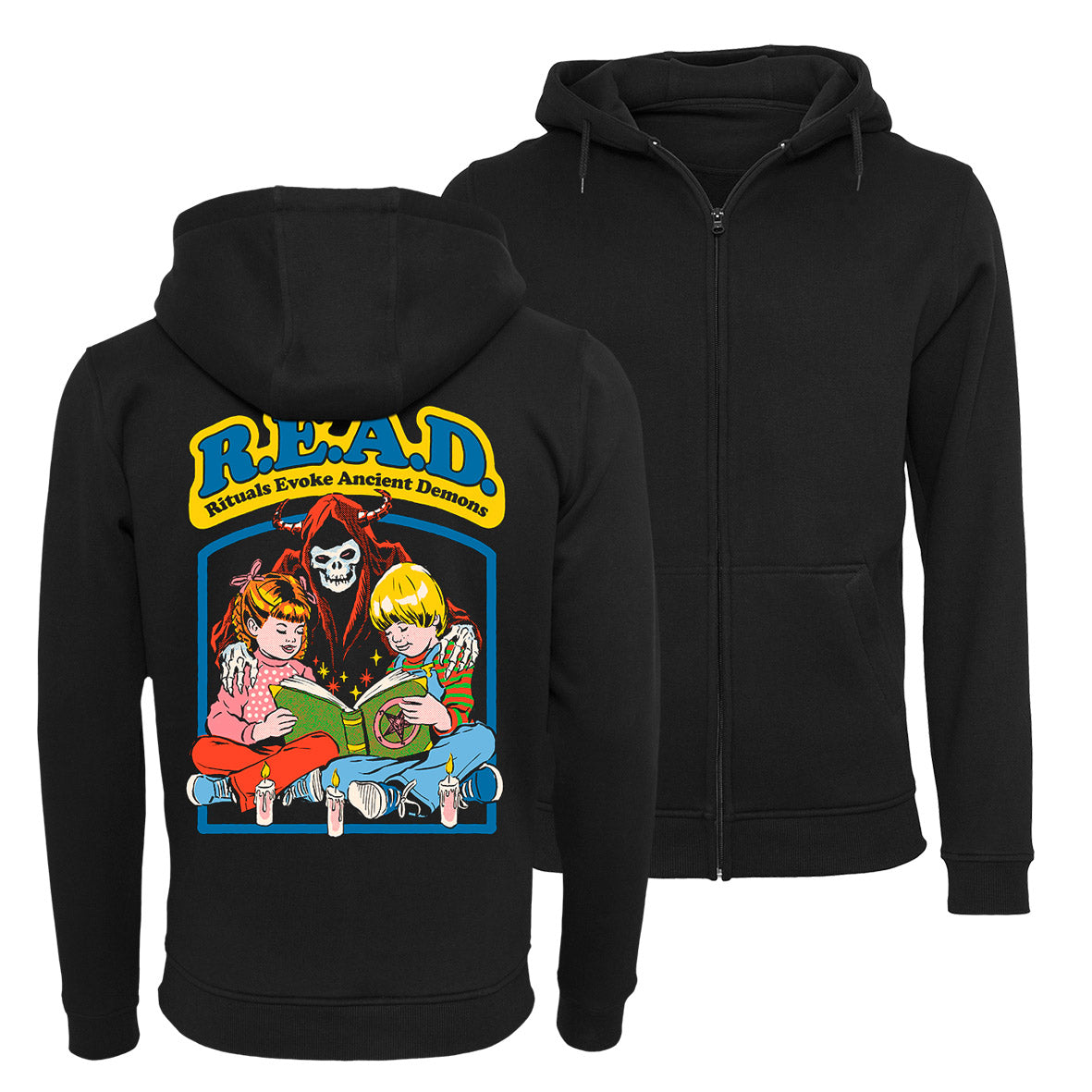 Steven Rhodes - READ - Zip-Hoodie
