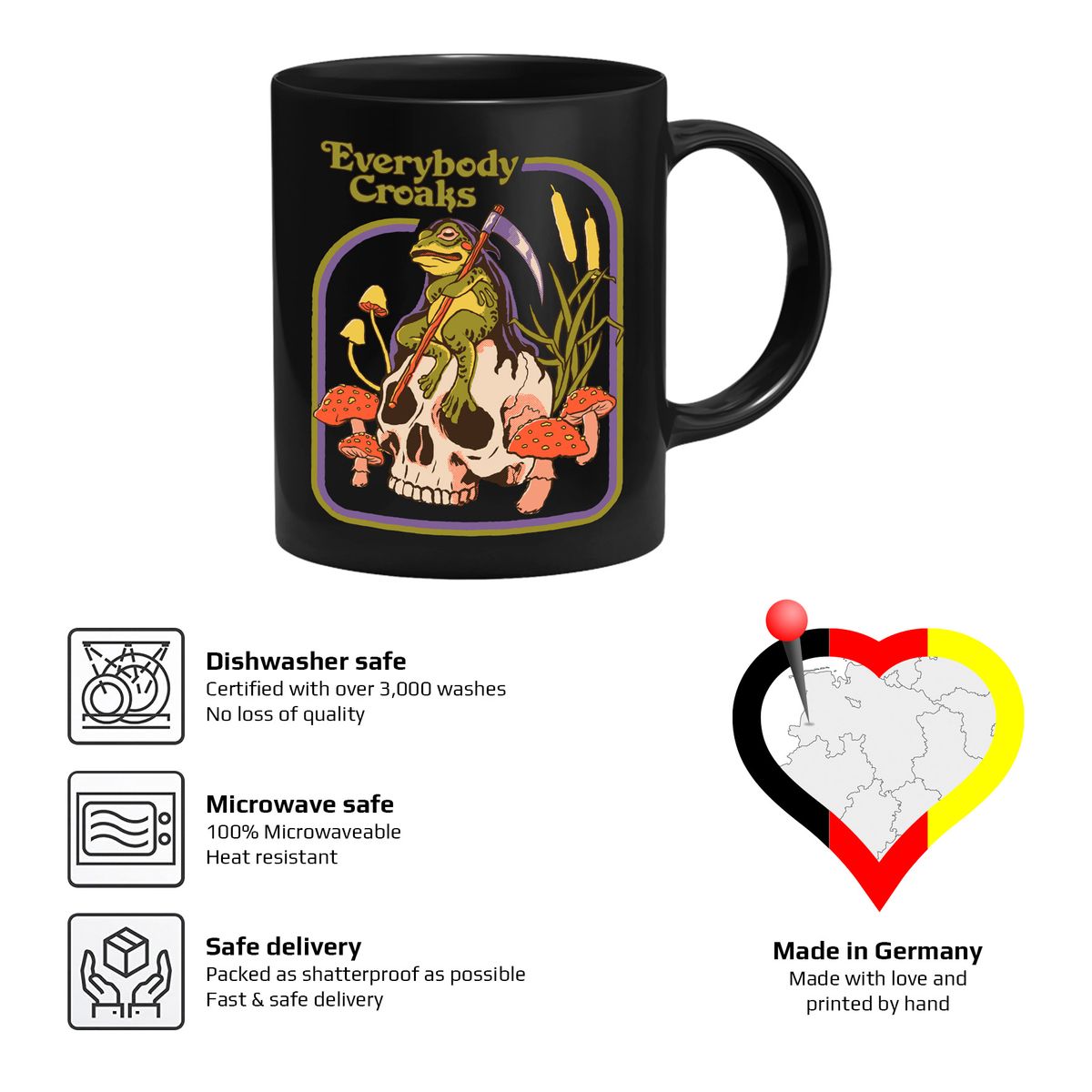 Steven Rhodes - Everybody Croaks - Mug