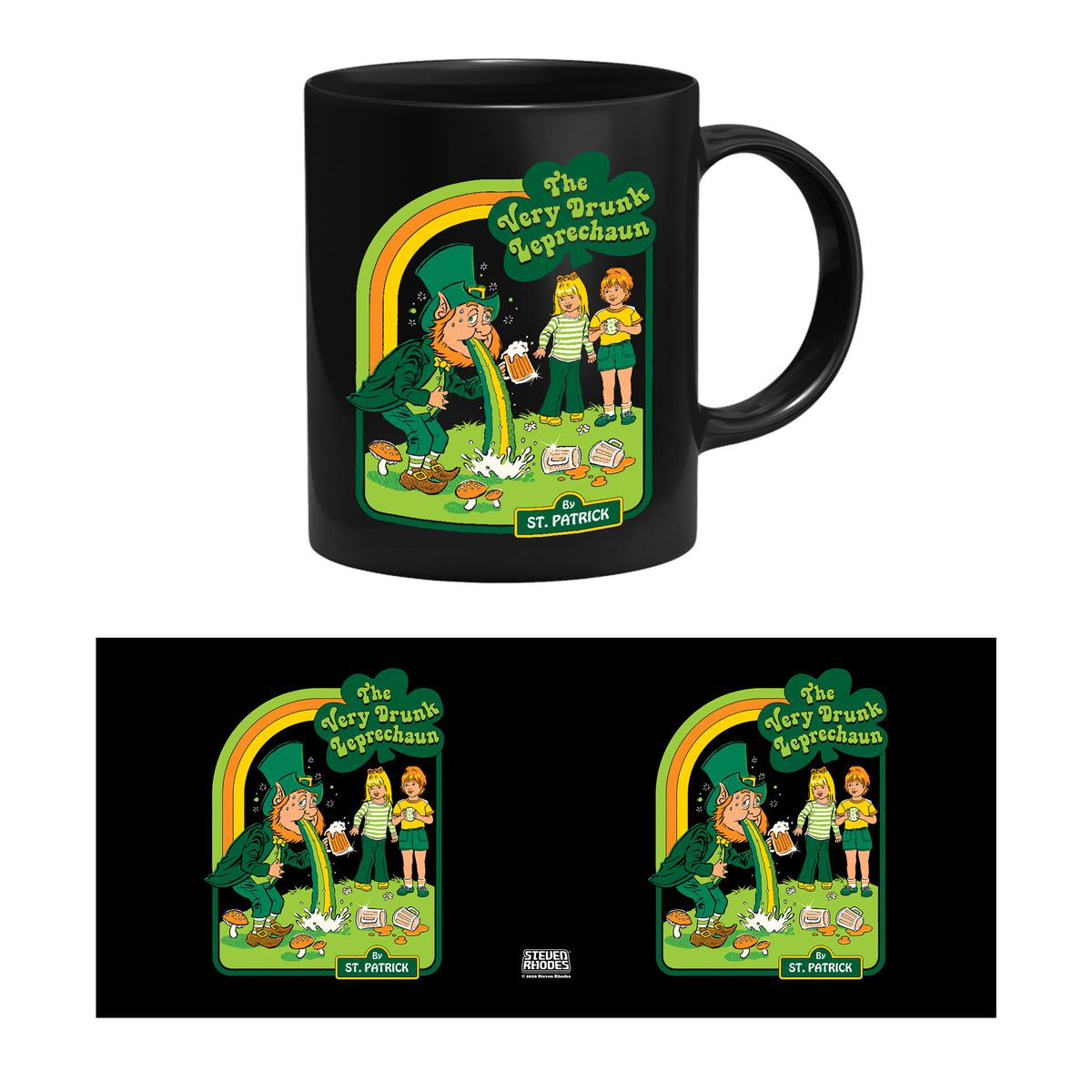 Steven Rhodes - The Very Drunk Leprechaun - Tasse