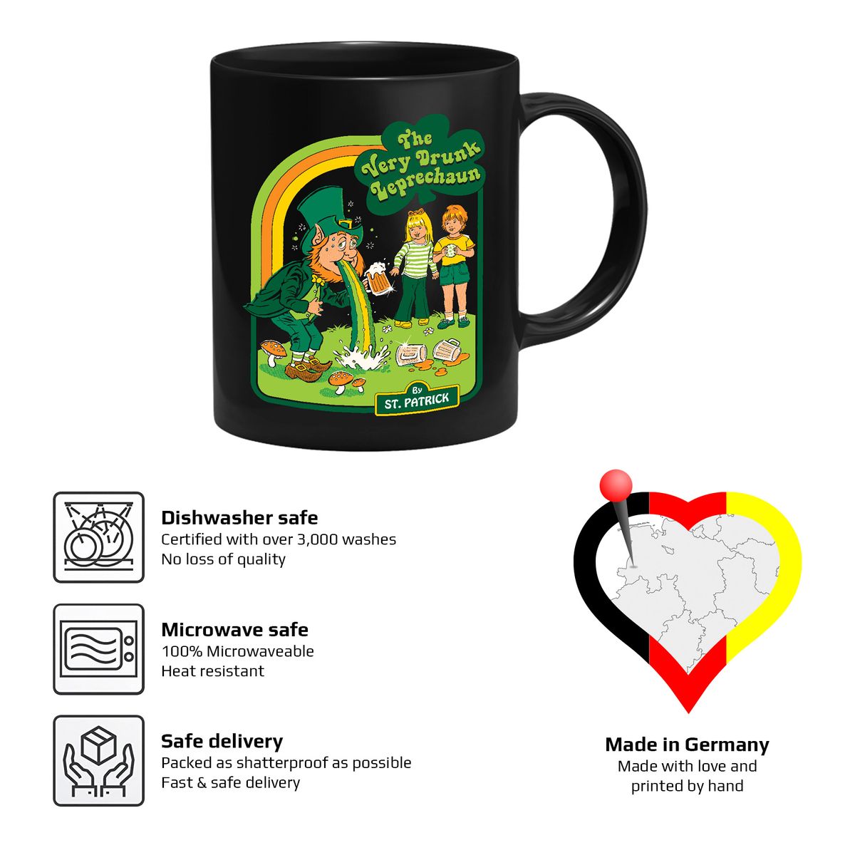 Steven Rhodes - The Very Drunk Leprechaun - Tasse