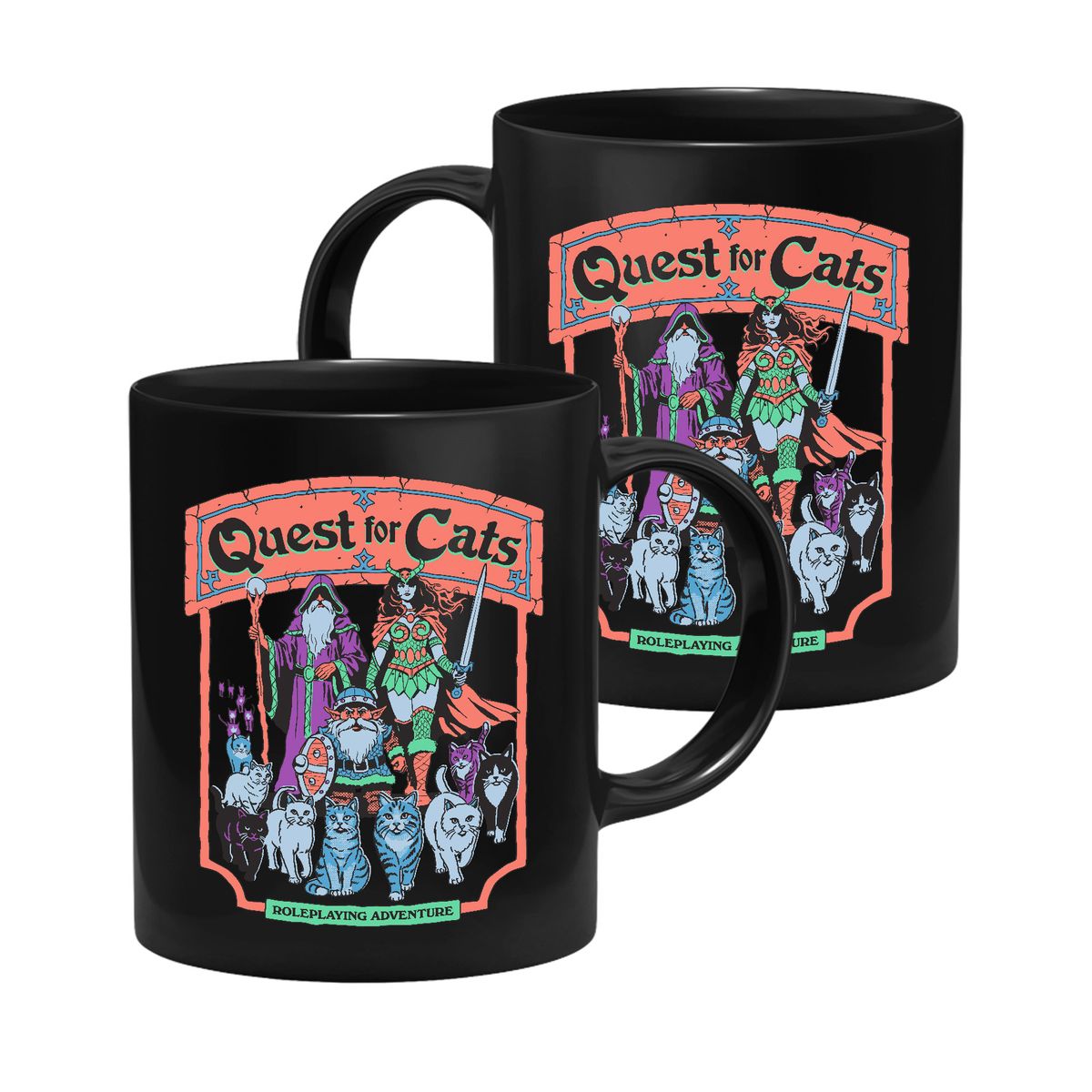 Steven Rhodes - Quest for Cats - Tasse