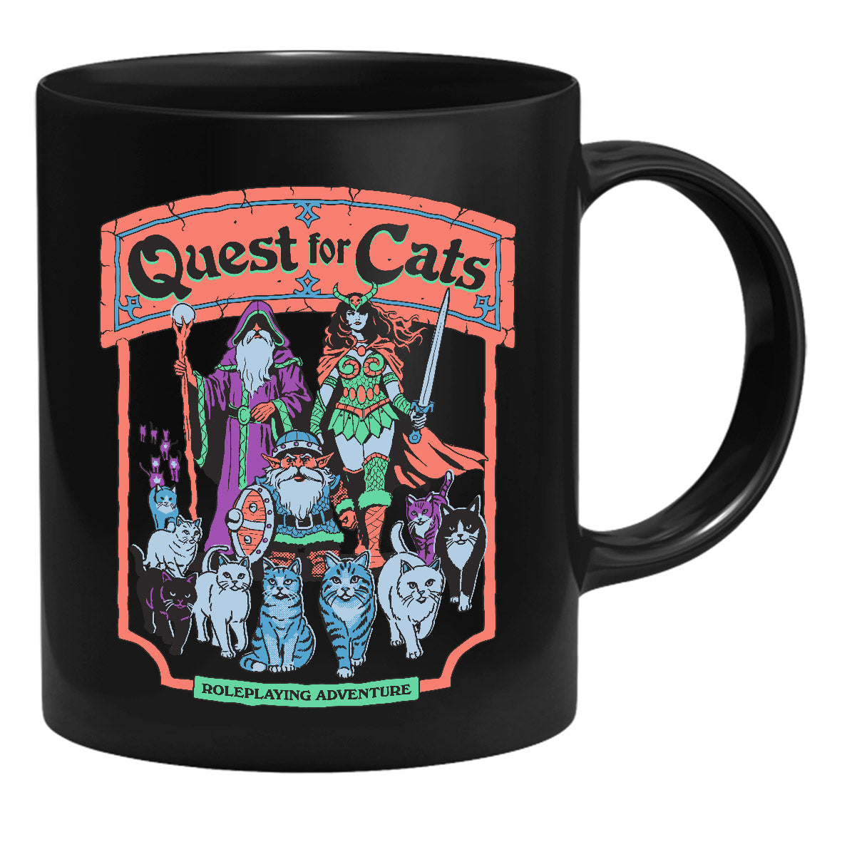 Steven Rhodes - Quest for Cats - Tasse