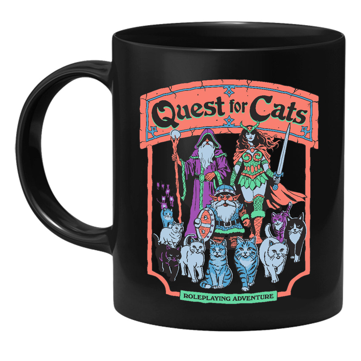 Steven Rhodes - Quest for Cats - Tasse