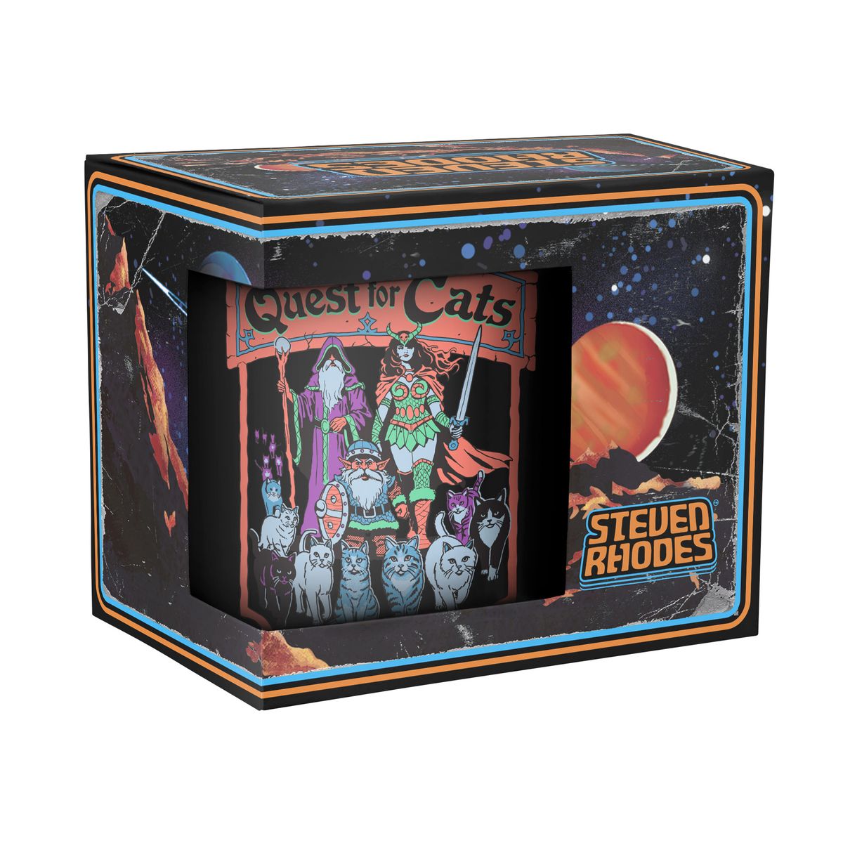 Steven Rhodes - Quest for Cats - Tasse